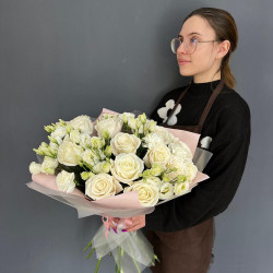 Букет «Белый рассвет»